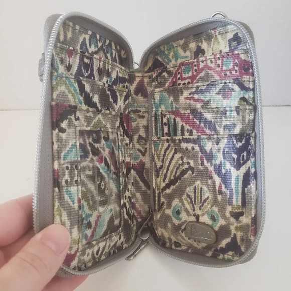 Sakroots Artist Circle Floral  Multi-colored Small IPhone Wallet Wristlet. - Picture 5 of 8